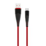 Кабель USB WALKER C550 Micro red