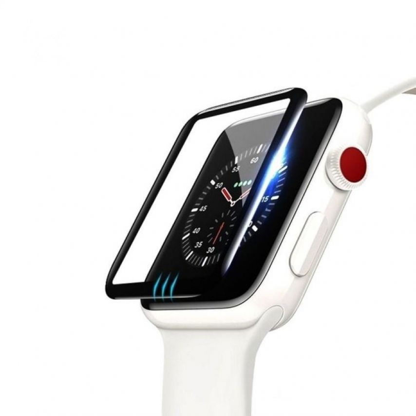 Защитное стекло 5D для Apple Watch 40мм (тех.пак.)