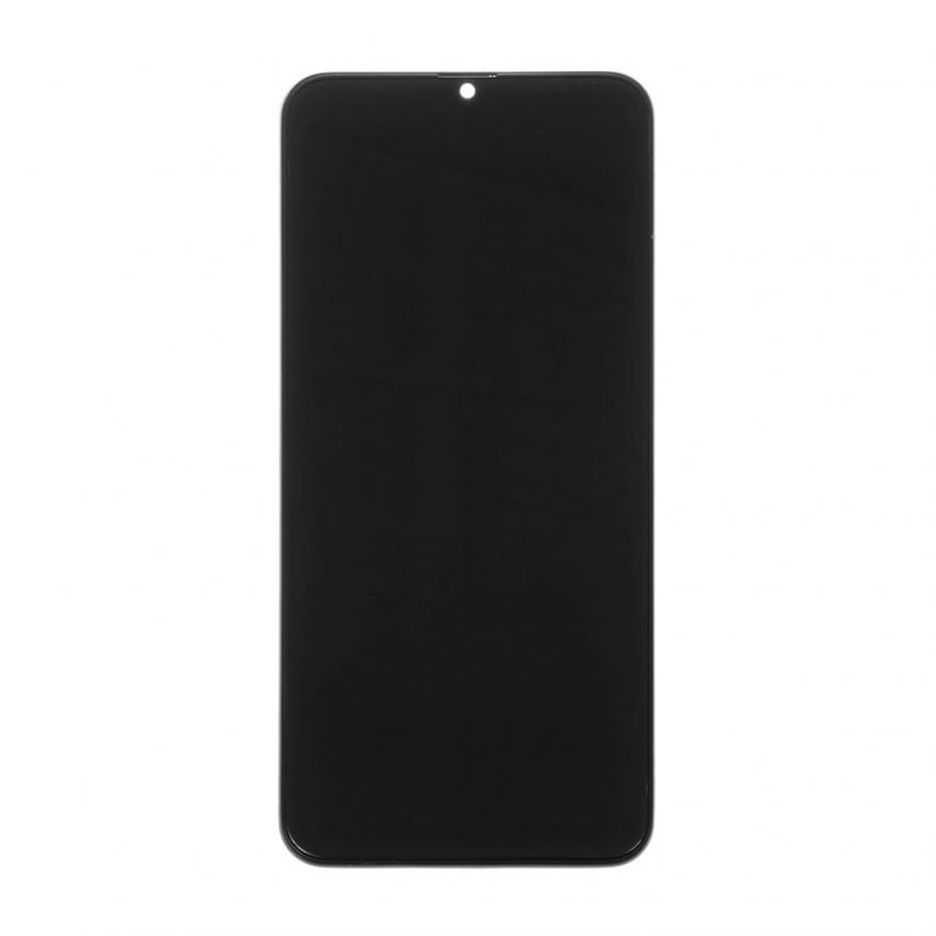 Дисплей (LCD) для Samsung Galaxy A20/A205 (2019) с тачскрином и рамкой black (Oled/короткая матрица) Original Quality