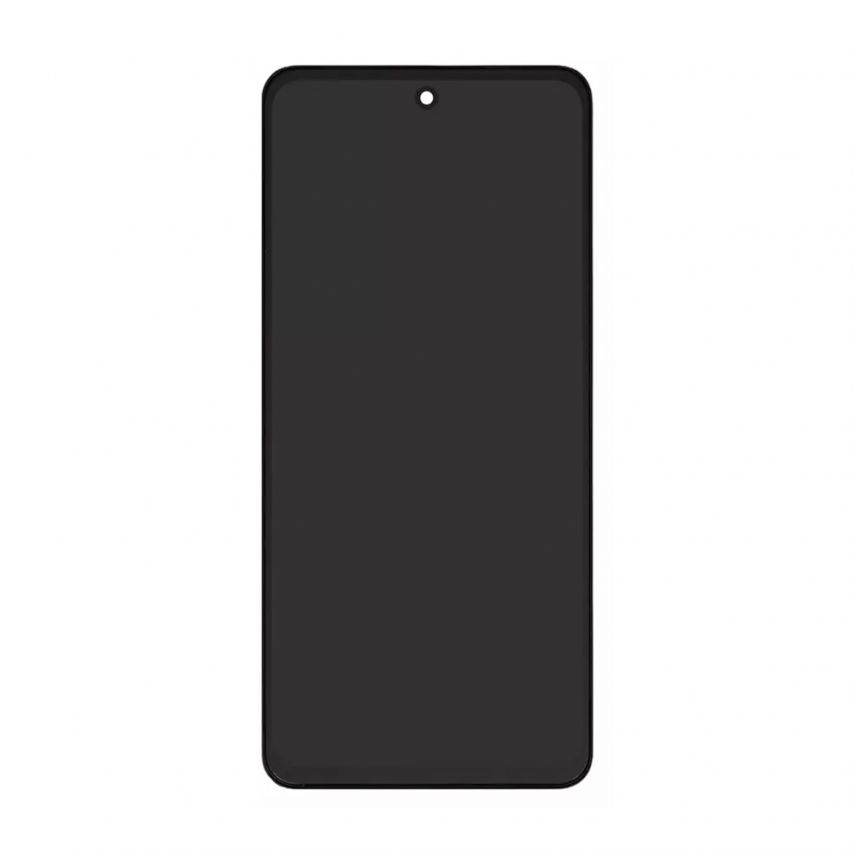Дисплей (LCD) для Oppo A58 4G з тачскріном та рамкою black (IPS) High Quality