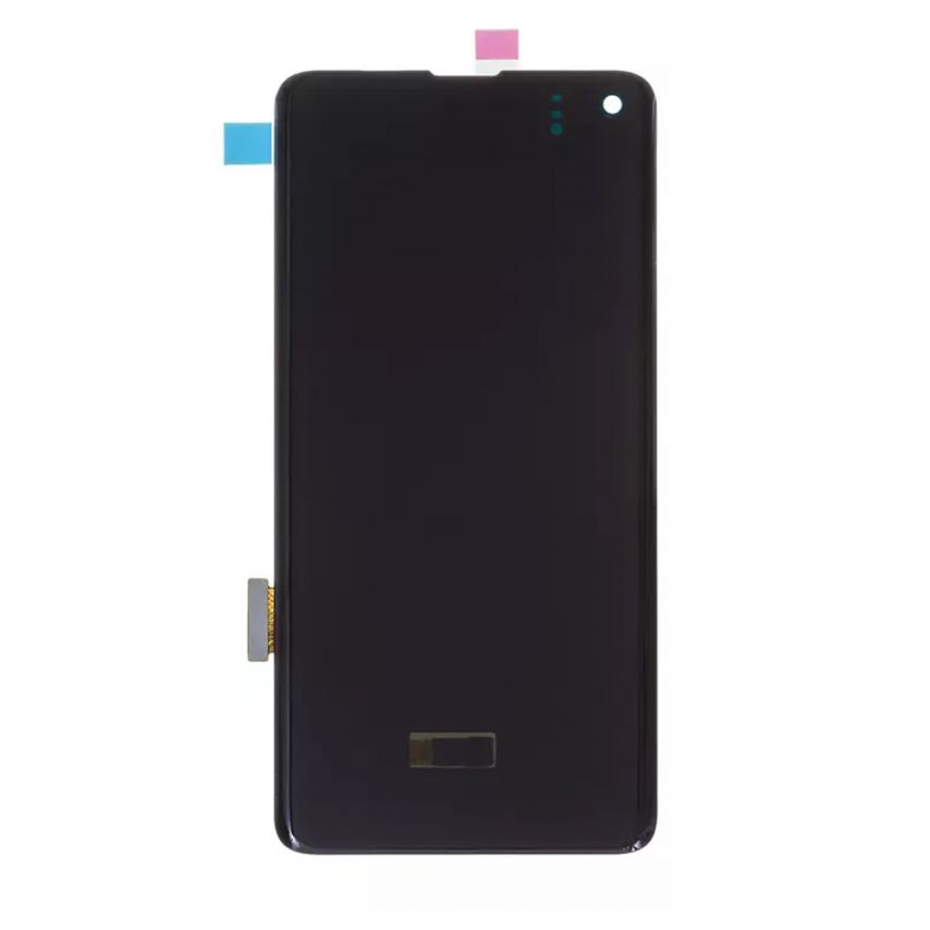 Дисплей (LCD) для Samsung Galaxy S10/G973 (2019) з тачскріном black (Amoled) Original Quality (переклеєно скло)