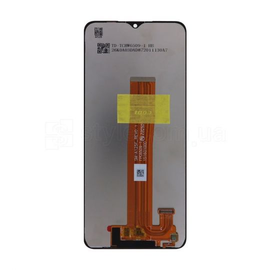 Дисплей (LCD) для Samsung Galaxy A12/A125 (2020) rev.01 c тачскрином black (IPS) High Quality (УЦЕНКА! Скол стекла сверху) - купить за 252.51 грн в Киеве, Украине