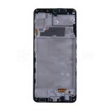 Дисплей (LCD) для Samsung Galaxy A22 4G/A225 (2021) з тачскріном та рамкою black (Oled/Short Matrix) Original Quality (УЦІНКА! Відшарування зверху)