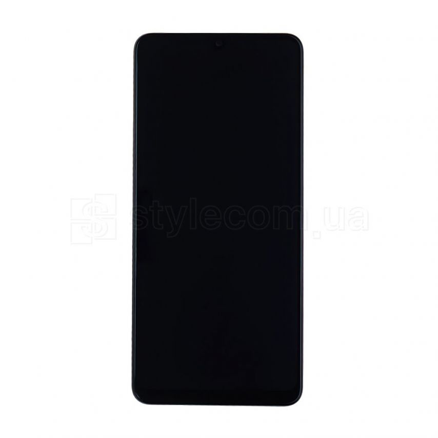 Дисплей (LCD) для Samsung Galaxy A22 4G/A225 (2021) з тачскріном та рамкою black (Oled/Short Matrix) Original Quality (УЦІНКА! Відшарування зверху)