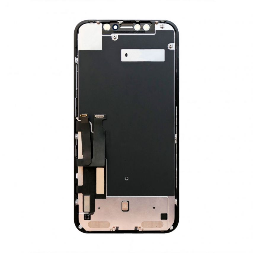 Дисплей (LCD) для Apple iPhone Xr c тачскрином black Original (снятый) (УЦЕНКА! Дефекты рамки)