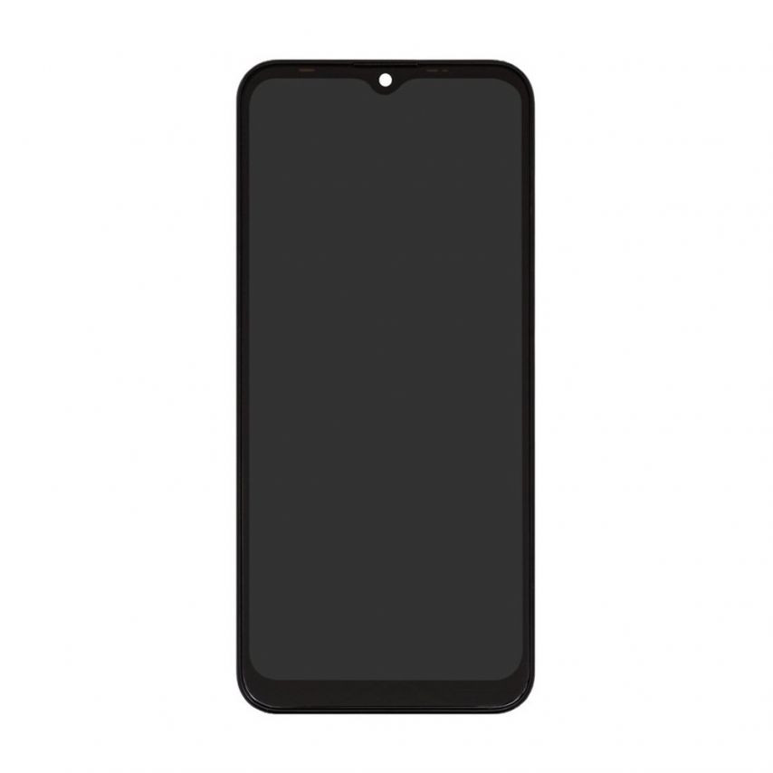 Дисплей (LCD) для Tecno Spark 6 Go, Spark Go (2020) KE5S ver.1650CBAPU-5V2 с тачскрином и рамкой black (IPS) High Quality