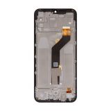Дисплей (LCD) для Tecno Spark 6 Go, Spark Go (2020) KE5S ver.1650CBAPU-5V2 с тачскрином и рамкой black (IPS) High Quality