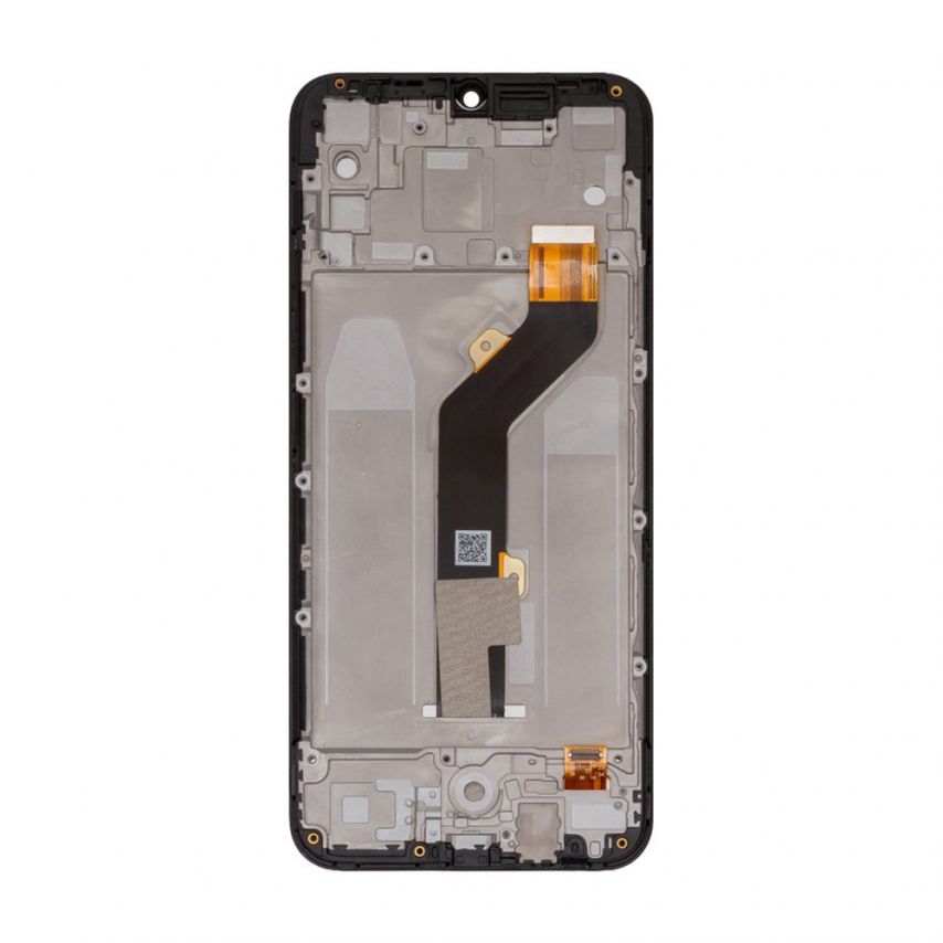 Дисплей (LCD) для Tecno Spark 6 Go, Spark Go (2020) KE5S ver.1650CBAPU-5V2 с тачскрином и рамкой black (IPS) High Quality