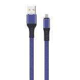 Кабель USB WALKER C750 Lightning dark blue - купить за 75.62 грн в Киеве, Украине