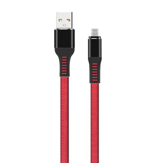 Кабель USB WALKER C750 Lightning red