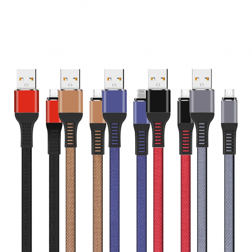 Кабель USB WALKER C750 Micro red