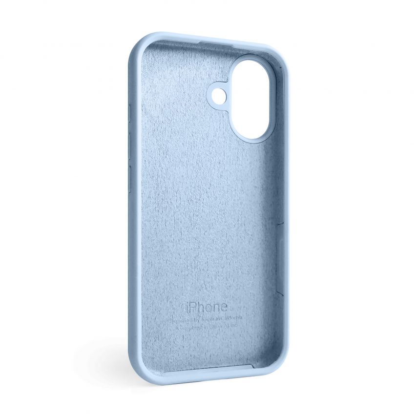 Чехол Full Silicone Case для Apple iPhone 17 light blue (05)