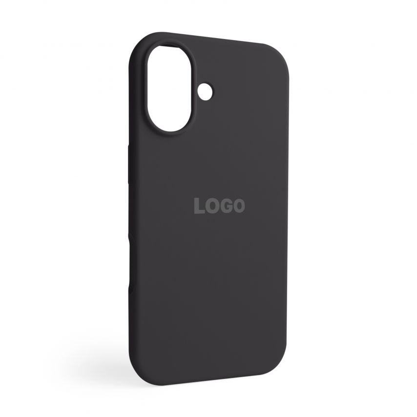 Чехол Full Silicone Case для Apple iPhone 17 dark grey (15)
