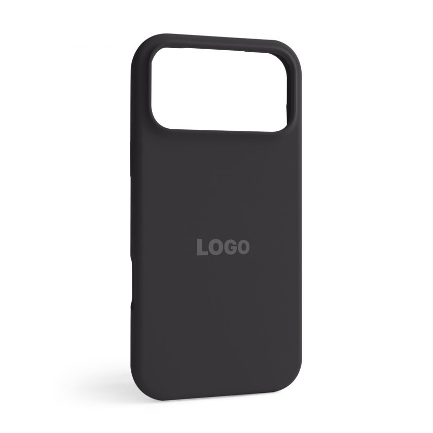 Чехол Full Silicone Case для Apple iPhone 17 Pro Max dark grey (15)