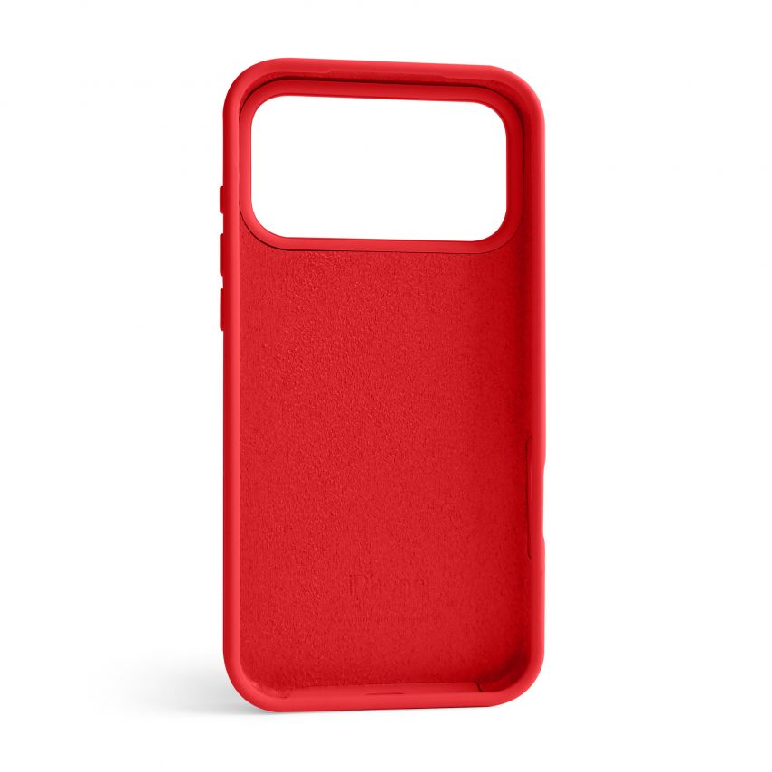 Чехол Full Silicone Case для Apple iPhone 17 Pro Max red (14)