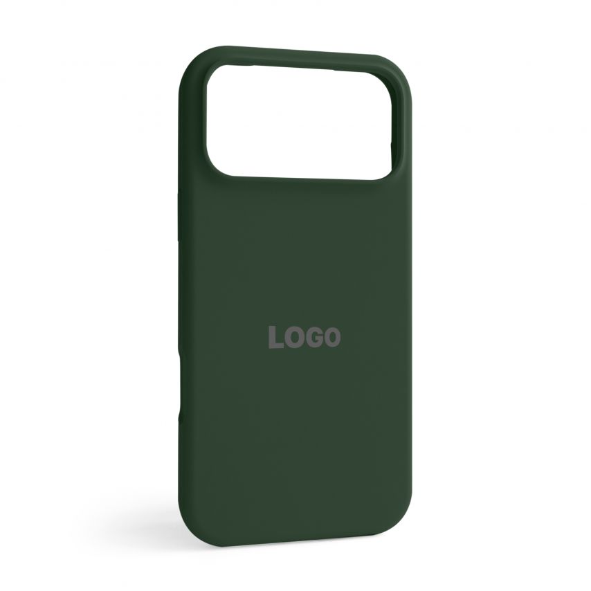 Чохол Full Silicone Case для Apple iPhone 17 Pro Max atrovirens (54)