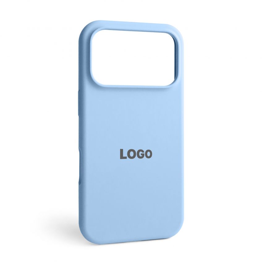 Чехол Full Silicone Case для Apple iPhone 17 Pro light blue (05)