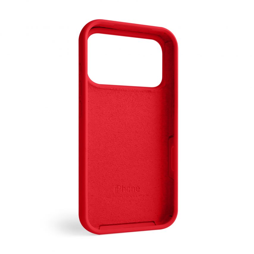 Чехол Full Silicone Case для Apple iPhone 17 Pro red (14)