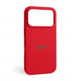 Чехол Full Silicone Case для Apple iPhone 17 Pro red (14)