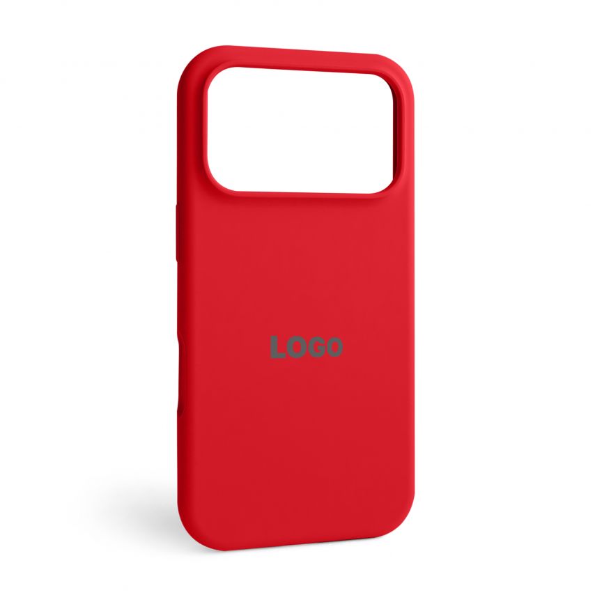 Чехол Full Silicone Case для Apple iPhone 17 Pro red (14)