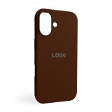 Чехол Full Silicone Case для Apple iPhone 17 dark brown (75)