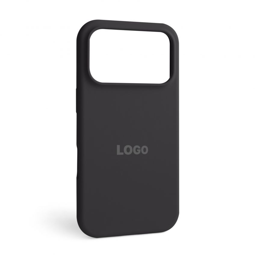 Чехол Full Silicone Case для Apple iPhone 17 Pro dark grey (15)
