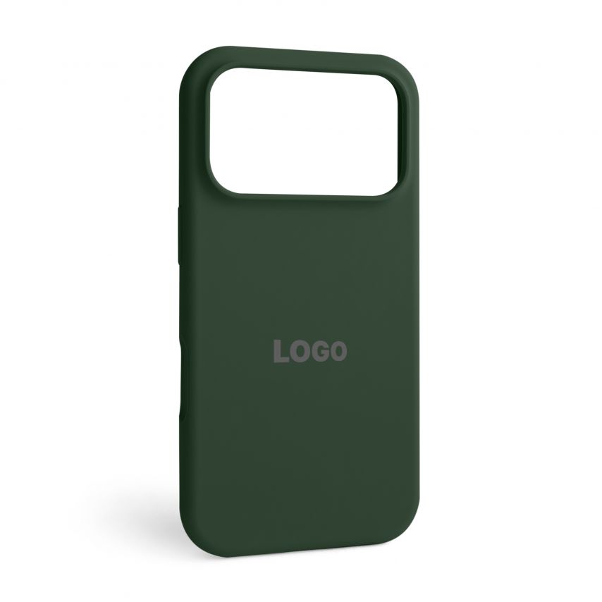 Чехол Full Silicone Case для Apple iPhone 17 Pro atrovirens (54)