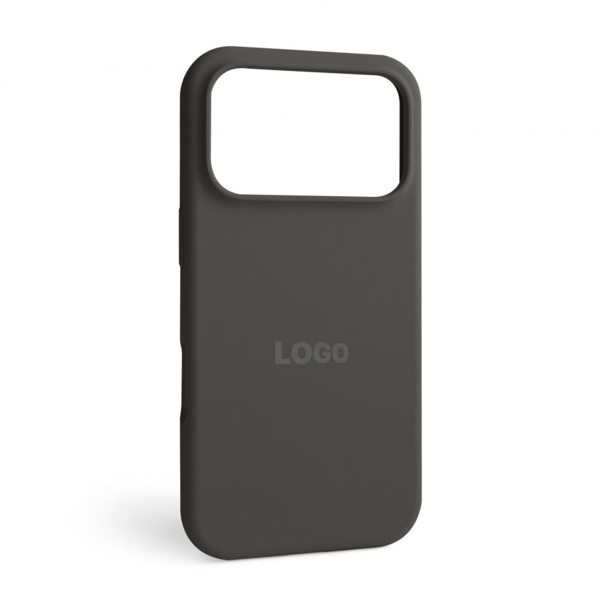 Чохол Full Silicone Case для Apple iPhone 17 Pro titanium grey (74)