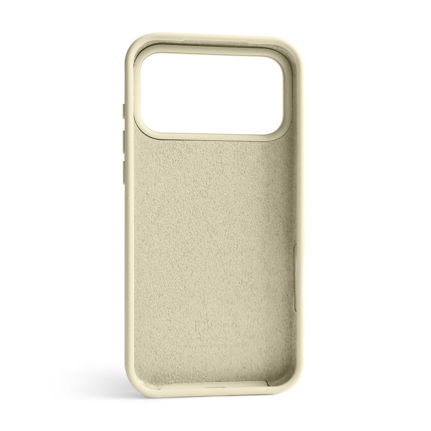 Чехол Full Silicone Case для Apple iPhone 17 Pro Max antique white (10)