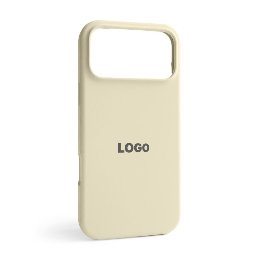 Чехол Full Silicone Case для Apple iPhone 17 Pro Max antique white (10)