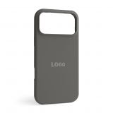 Чехол Full Silicone Case для Apple iPhone 17 Pro Max titanium grey (74)