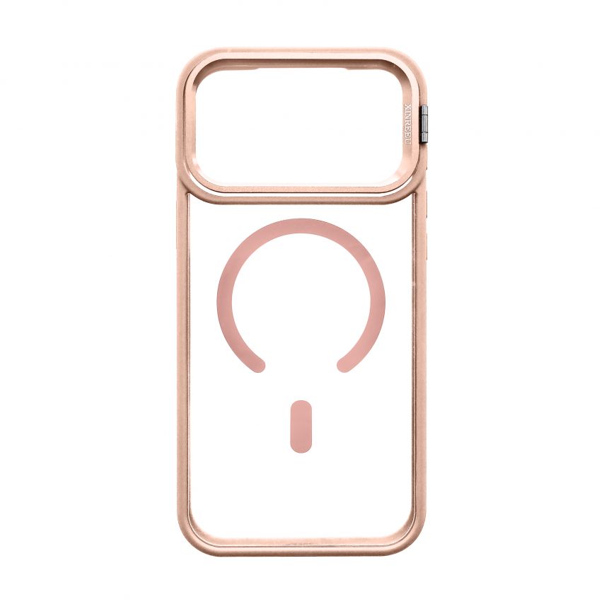 Чохол з функцією MagSafe для Apple iPhone 17 Pro Max з підставкою та захистом для камер pink (10)