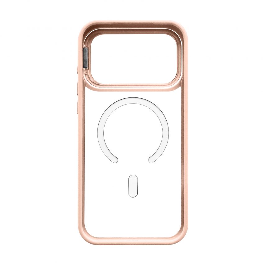 Чохол з функцією MagSafe для Apple iPhone 17 Pro Max з підставкою та захистом для камер pink (10)