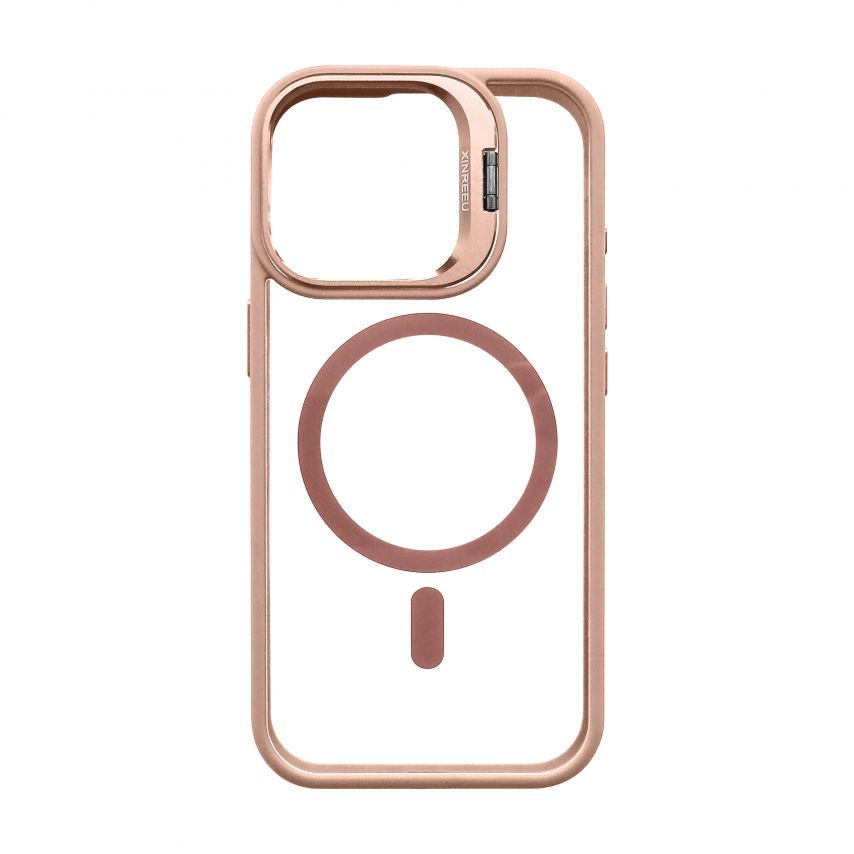Чохол з функцією MagSafe для Apple iPhone 17 з підставкою та захистом для камер pink (10)