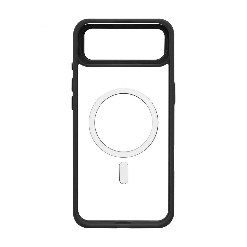 Чехол с функцией MagSafe для Apple iPhone 17 Air с подставкой и защитой для камер black (03)