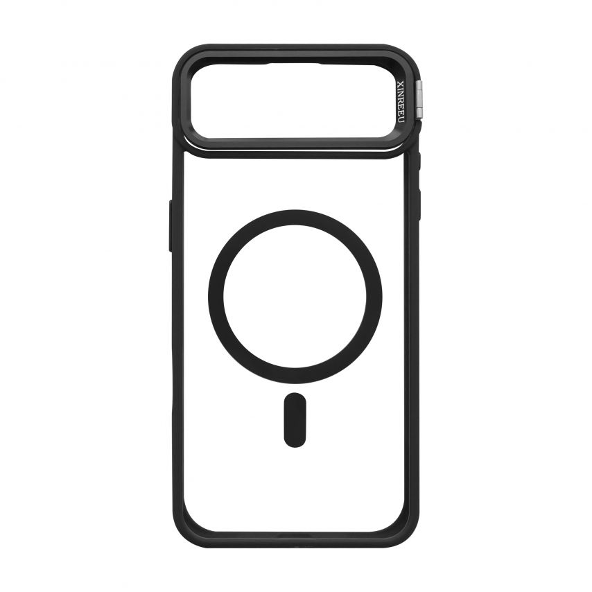 Чехол с функцией MagSafe для Apple iPhone 17 Air с подставкой и защитой для камер black (03)