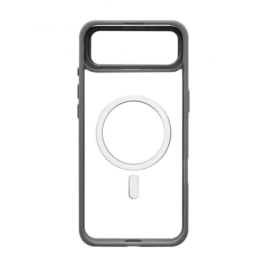 Чохол з функцією MagSafe для Apple iPhone 17 Air з підставкою та захистом для камер light grey (06)
