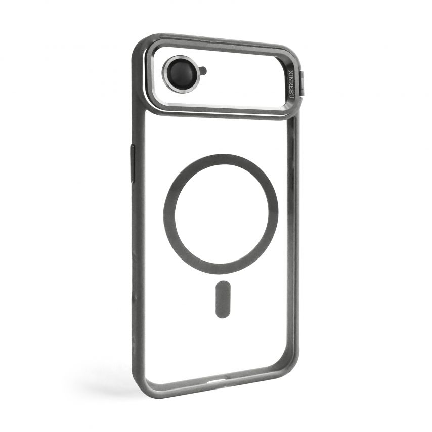 Чохол з функцією MagSafe для Apple iPhone 17 Air з підставкою та захистом для камер light grey (06)
