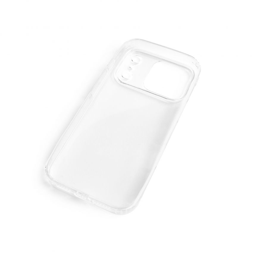 Чохол силіконовий KST для Apple iPhone 17 Pro прозорий