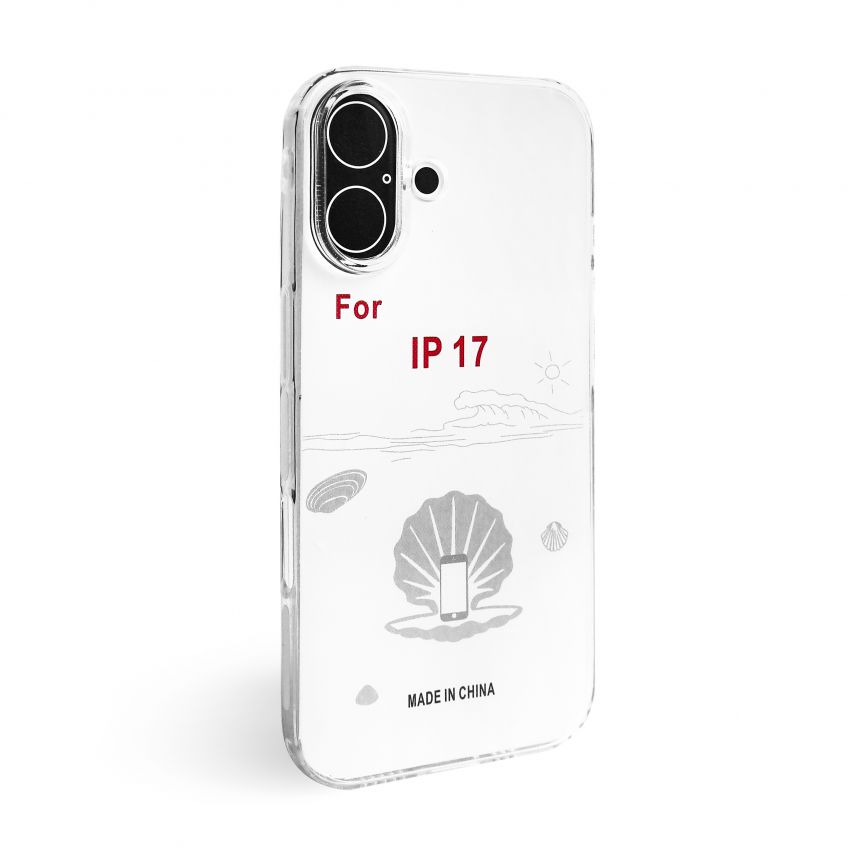 Чохол силіконовий KST для Apple iPhone 17 прозорий