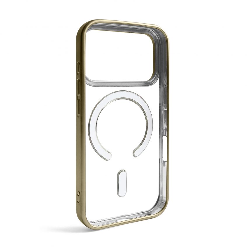 Чехол с функцией MagSafe для Apple iPhone 17 Pro gold (03) матовый