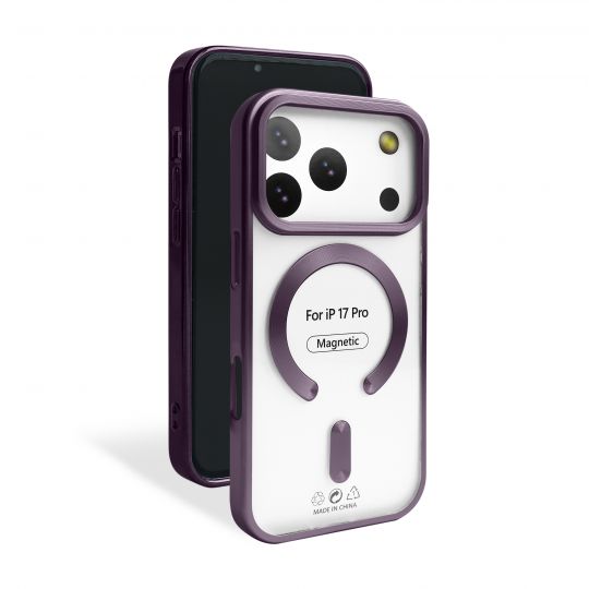 Чехол с функцией MagSafe для Apple iPhone 17 Pro violet (02) матовый - купить за 221.50 грн в Киеве, Украине