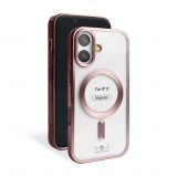 Чехол с функцией MagSafe для Apple iPhone 17 pink (06) матовый