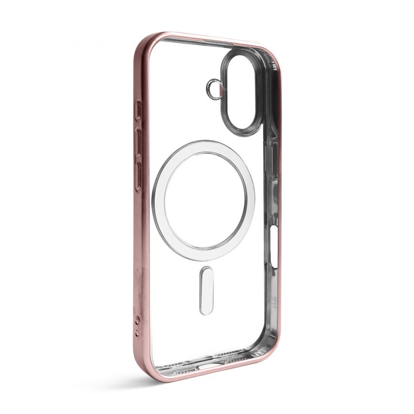 Чехол с функцией MagSafe для Apple iPhone 17 pink (06) матовый
