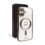 Чехол с функцией MagSafe для Apple iPhone 17 brown (13) матовый