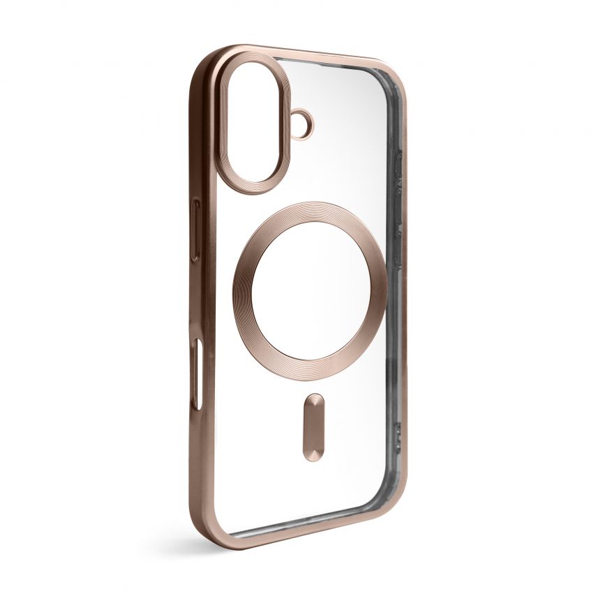Чехол с функцией MagSafe для Apple iPhone 17 brown (13) матовый