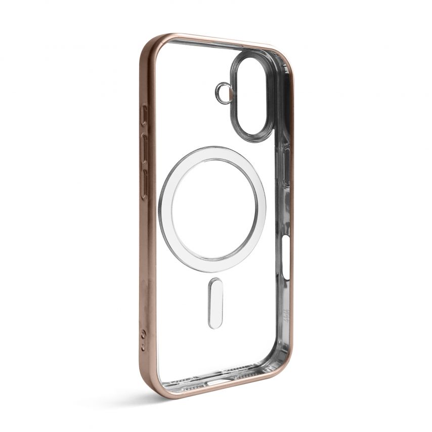 Чехол с функцией MagSafe для Apple iPhone 17 brown (13) матовый