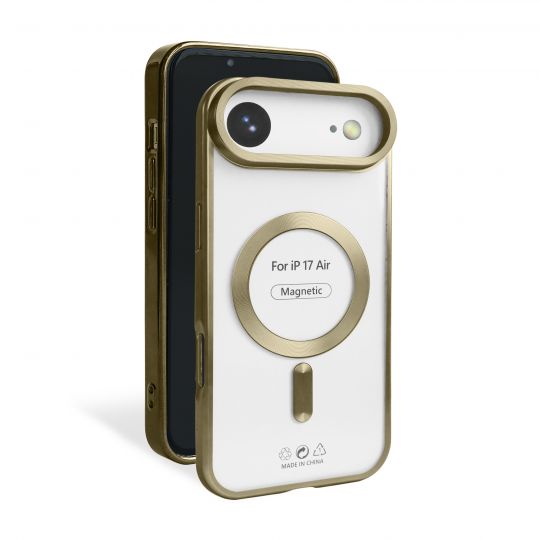Чехол с функцией MagSafe для Apple iPhone 17 Air gold (03) матовый - купить за 221.50 грн в Киеве, Украине
