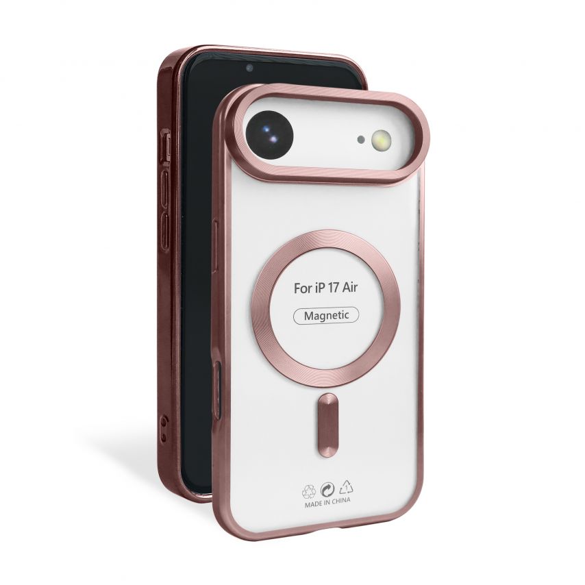 Чохол із функцією MagSafe для Apple iPhone 17 Air pink (06) матовий