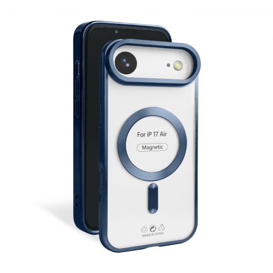 Чехол с функцией MagSafe для Apple iPhone 17 Air dark blue (07) матовый - купить за 221.50 грн в Киеве, Украине
